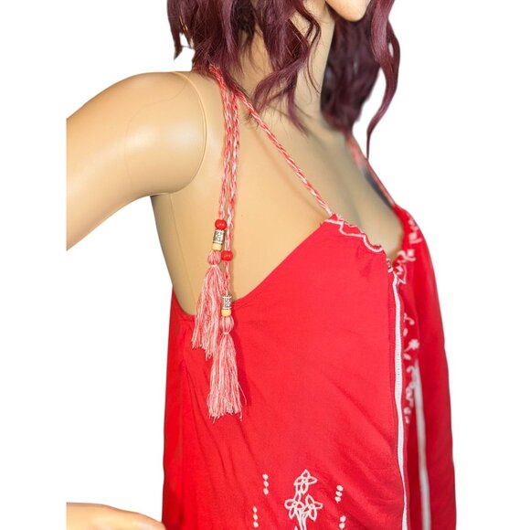 (5 for $25) Forever 21 Embroidered Rope Strap Summer Dress‎ Size Medium - Picture 5 of 8